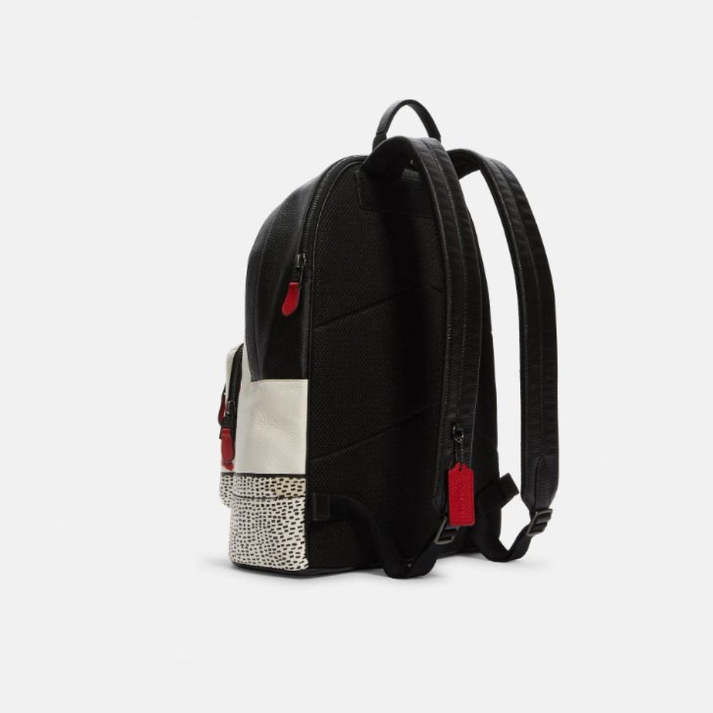 Coach Disney Mickey Mouse X Keith Haring West Backpack UFO Space Bag Large - Picture 2 of 10